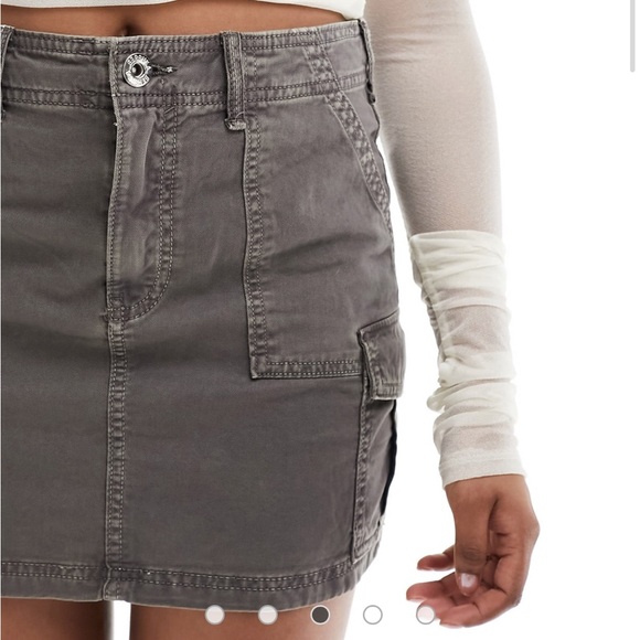 ASOS Gray Mini Skirt - Picture 4 of 6